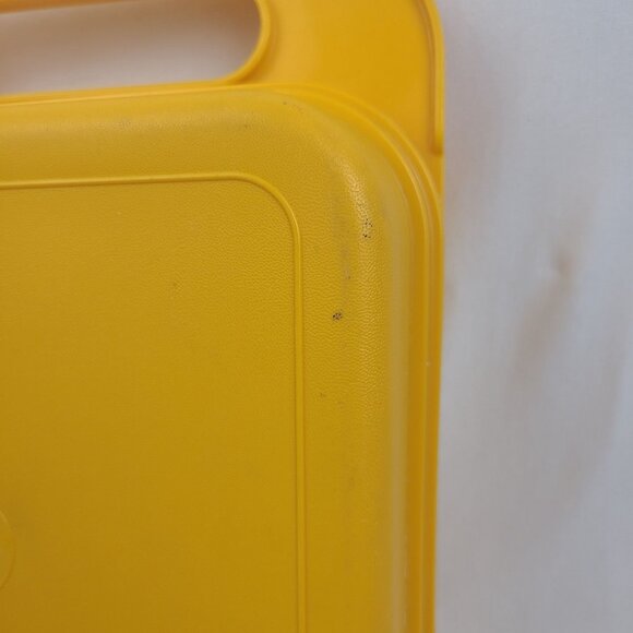 Tupperware 9 Tuppertoys Stencils and Carry Case ABC Crayon Storage #1407 - Picture 5 of 10